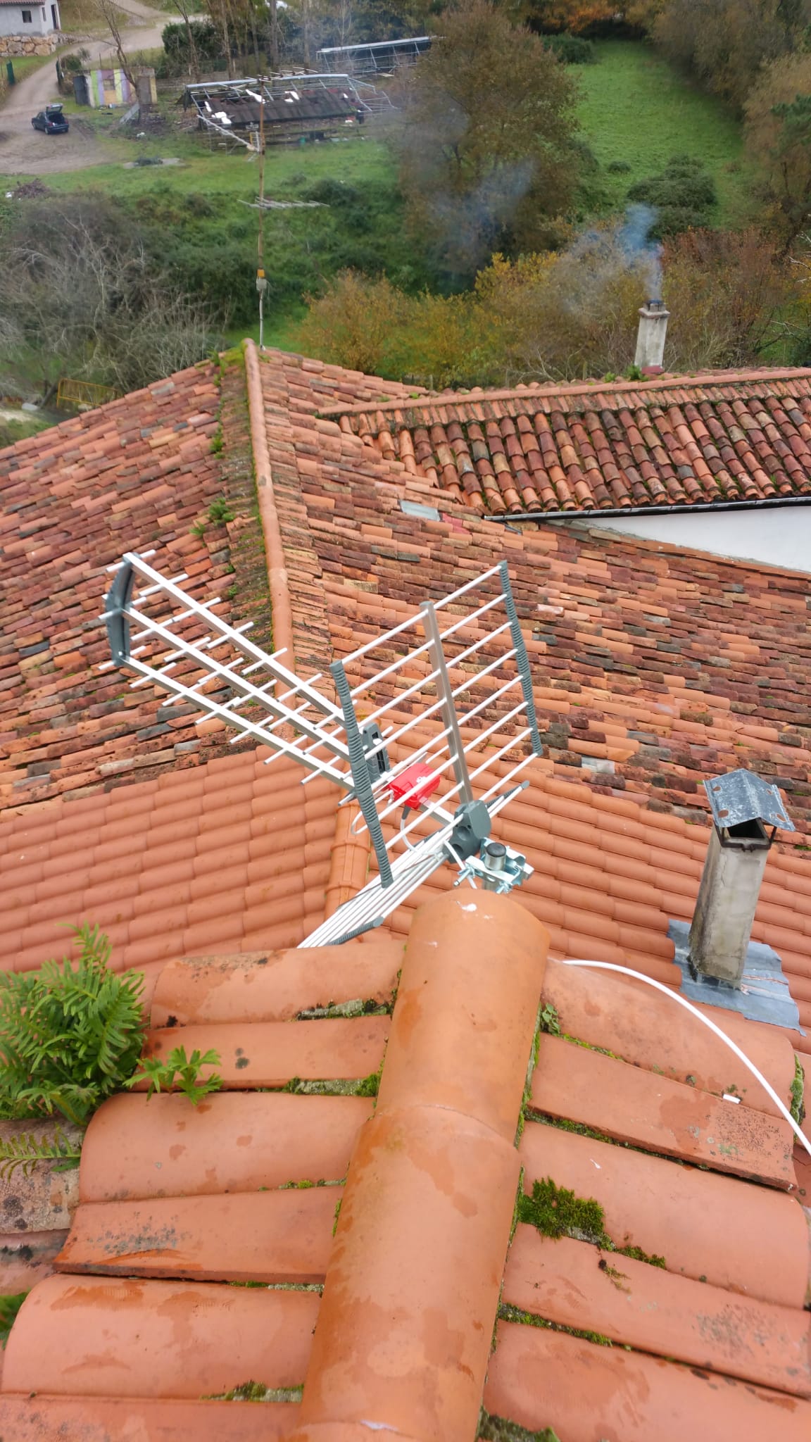 Instalación de antena