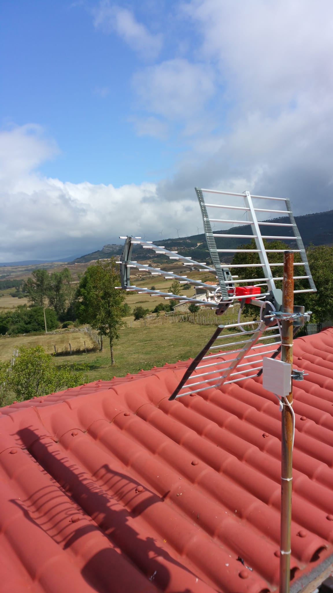 Instalación de antena
