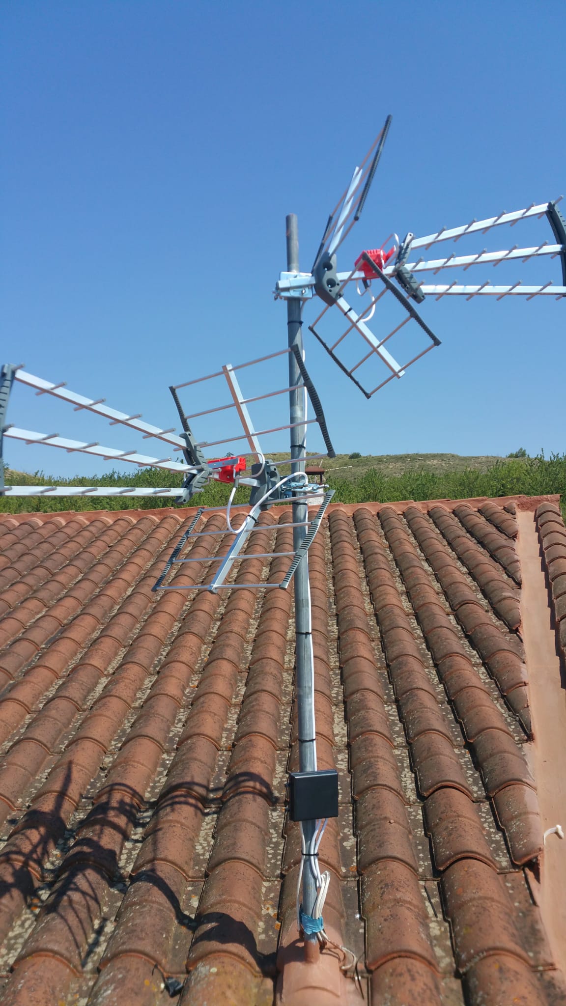 Instalación de antena