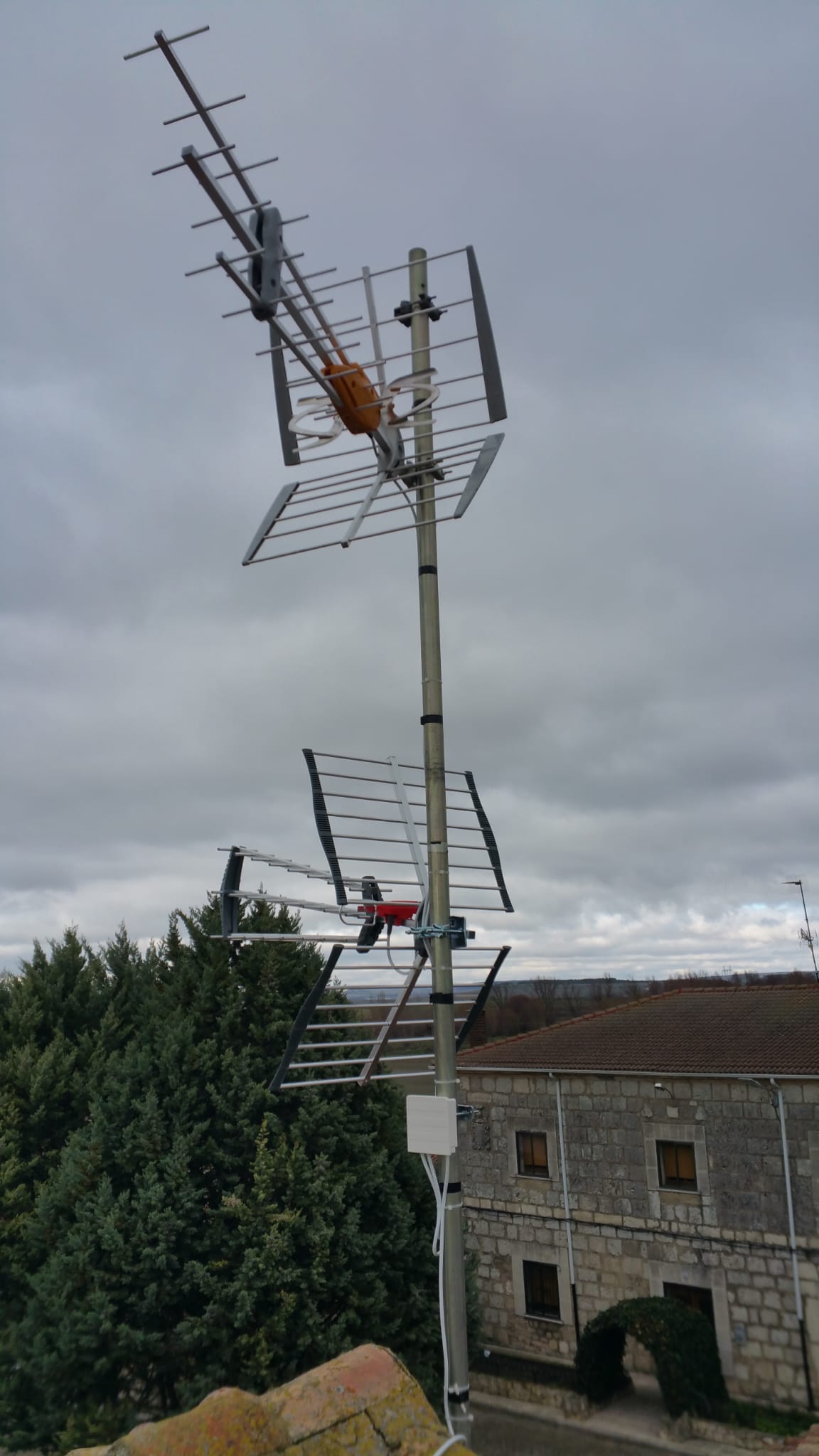 Instalación de antena