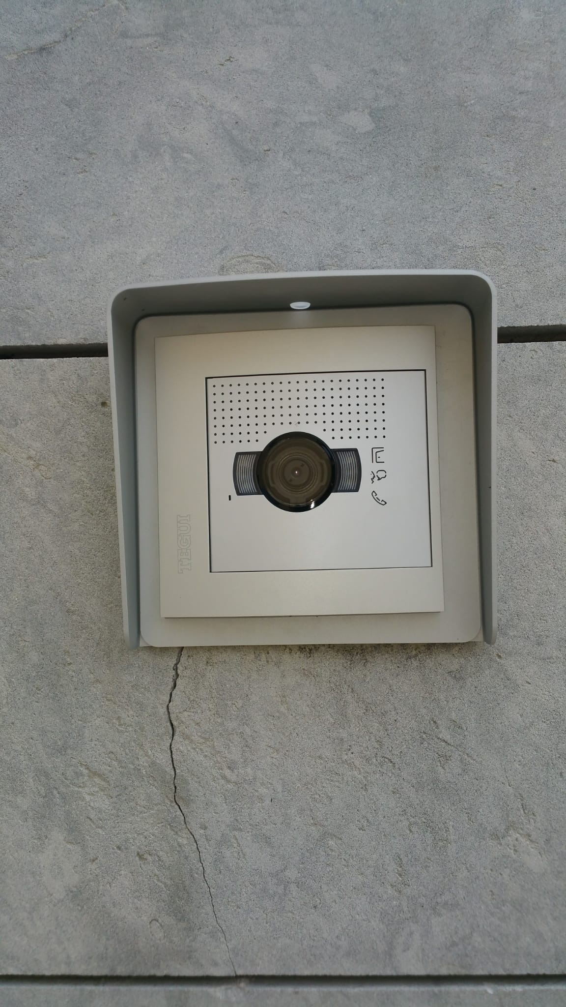 Instalación técnica de antena